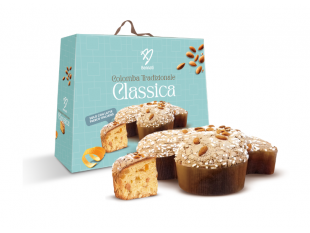 Colomba Classica di Pasticceria con Glassa alle Nocciole in confezione 750 g | Bennati