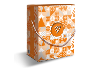 Auguri e Bollicine Panettone | Cesto Natalizio online Bennati