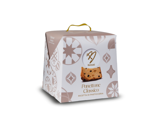 Panettone Classico di Pasticceria in Scatola Regalo 750 g Bennati