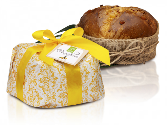 Panettone di Pasticceria ai Frutti Esotici Incartato a Mano 1000 g Bennati