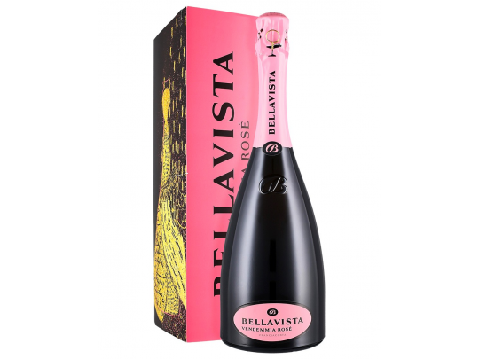 Vendemmia Rosè Brut Bellavista Franciacorta D.O.C.G. in Astuccio Originale 0,75 lt Bennati