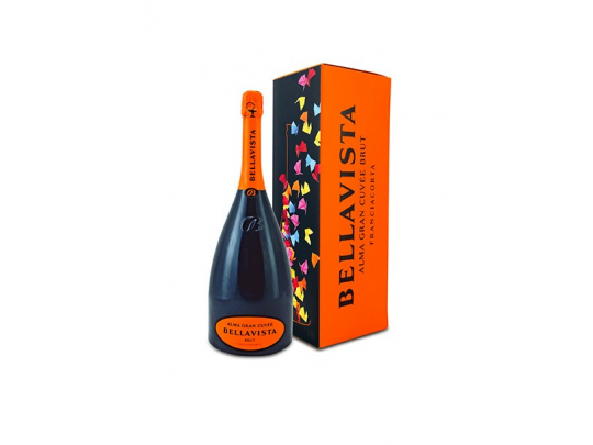 Alma Gran Cuvée Brut Bellavista Franciacorta D.O.C.G. Magnum 1.5 lt in Astuccio Bennati