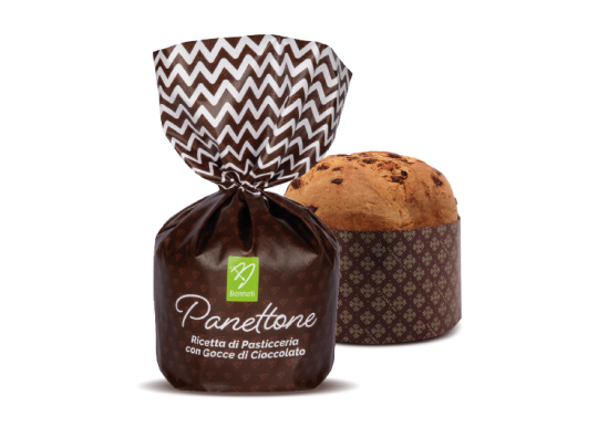 Panettone con Gocce di Cioccolato di Pasticceria 750 g | Bennati