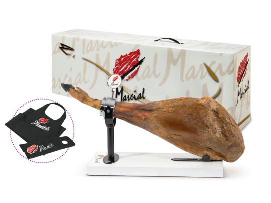 Jamón Ibérico di Bellota Pata Negra D.O.P. 34 Mesi con accessori 7kg | Bennati