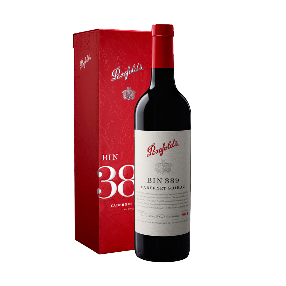 Bin 389 Shiraz & CabSavuignon Penfolds in Astuccio 75 cl